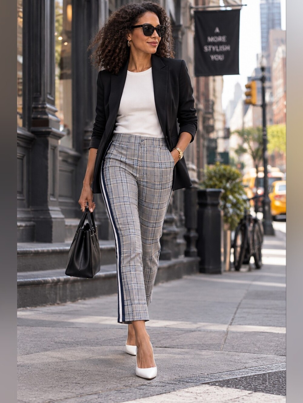 MOTHER the insider grey/blue side stripe stretch ankle pant sz 24 new with tag